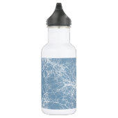 Weiße, silberfarbene Bäume Trinkflasche (Rechts)