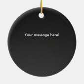 weiße Silhouette 350Z mit Imitat-Kohlenstoff-Faser Keramik Ornament (Hinten)