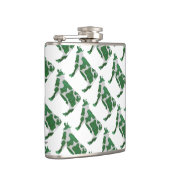 Weiße Silhouette Flachmann (Rechts)