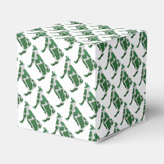 Weiße Silhouette Geschenkschachtel (Rückseite)