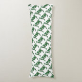 Weiße Silhouette Seitenschläferkissen (Vorderseite Vertikal)