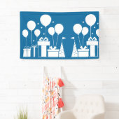 Weiße Silhouetten Banner (Insitu)