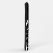 Weiße silverfern Kunst nationalen Sonderzeichens Case-Mate iPhone Hülle (Hinten/Rechts)