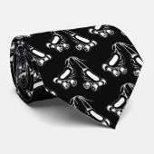 weiße Skate Krawatte (Gerollt)