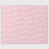 Weiße Skriptkalligraphie des modernen Geschenkpapier (Flach)