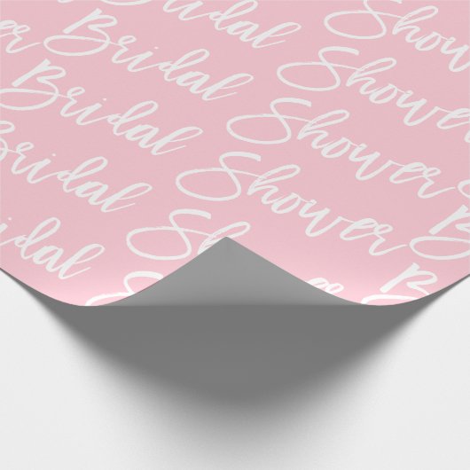 Weiße Skriptkalligraphie des modernen Geschenkpapier (Ecke)