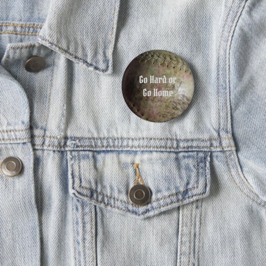 Weiße Softball-Image Button (Beispiel)
