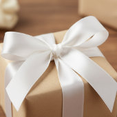 Weiße Solid-Farbe Einfach Minimalistisch Satinband