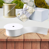 Weiße Solid-Farbe Einfach Minimalistisch Satinband