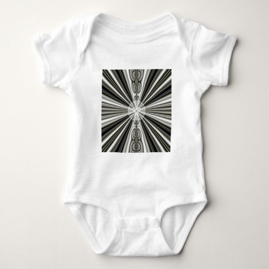 Weiße Sonne Baby Strampler (Vorderseite)