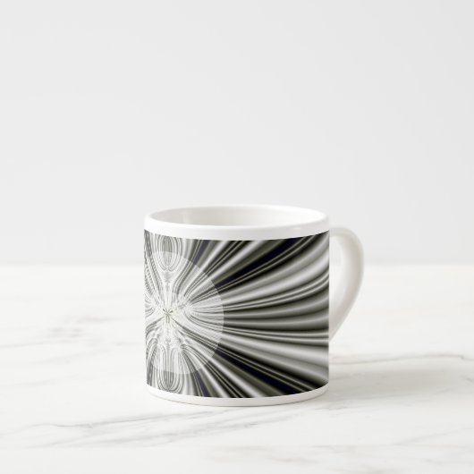 Weiße Sonne Espressotasse (Vorderseite Rechts)