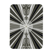 Weiße Sonne Magnet (Vertikal)