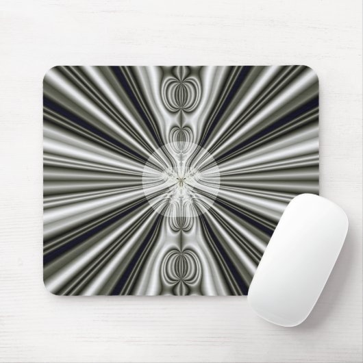 Weiße Sonne Mousepad (Mit Mouse)