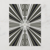 Weiße Sonne Postkarte (Vorderseite)