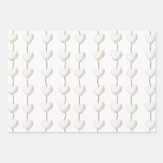 Weiße Sonnenanbeter in einer Basket-Babydusche Geschenkpapier Set (Vorderseite 3)