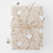 Weiße Sonnenanbeter in einer Basket-Babydusche Geschenkpapier Set (Beispiel)