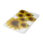 Weiße SonnenblumenmittelfledermausH matte (Schrägansicht)