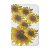 Weiße SonnenblumenmittelfledermausH matte (Vorderseite Vertikal)