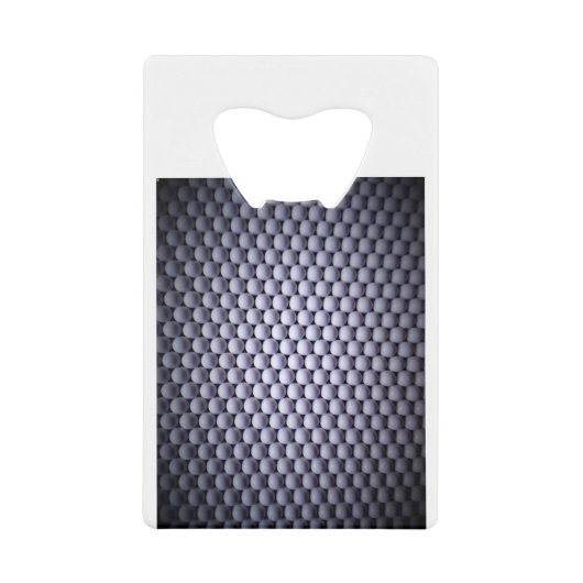 Weiße Sphären Geldbeutel Flaschenöffner (Vorderseite)