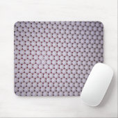 Weiße Sphären Mousepad (Mit Mouse)