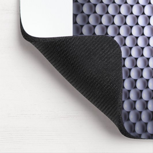 Weiße Sphären Mousepad (Ecke)