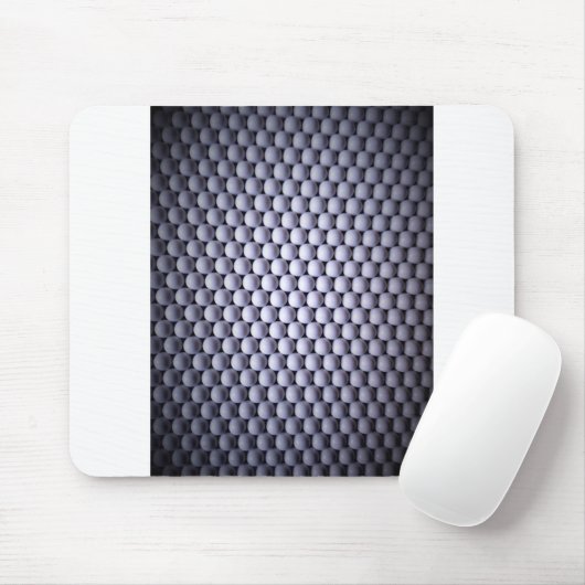 Weiße Sphären Mousepad (Mit Mouse)