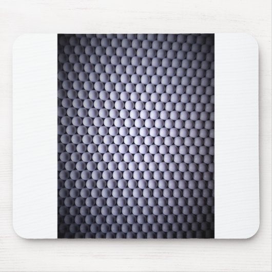 Weiße Sphären Mousepad (Vorne)