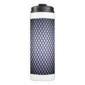 Weiße Sphären Thermosbecher (Vorderseite)