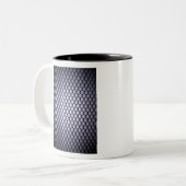 Weiße Sphären Zweifarbige Tasse (Vorderseite Links)