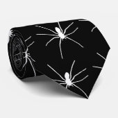 Weiße Spinne Krawatte (Gerollt)