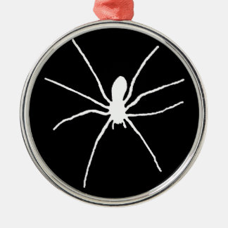 Weiße Spinne Ornament Aus Metall