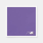 Weiße Spinne Serviette (Vorderseite)