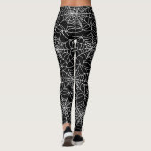 Weiße Spinnennetze Leggings (Rückseite)