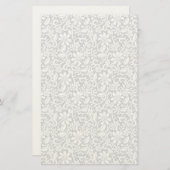 Weiße Spitze 1 Briefpapier (Vorne/Hinten)