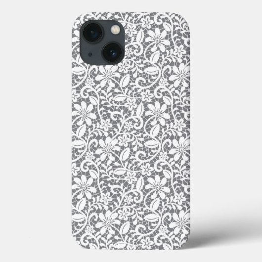 Weiße Spitze 1 Case-Mate iPhone Hülle (Rückseite)
