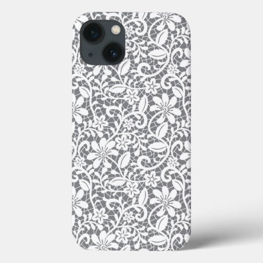 Weiße Spitze 1 Case-Mate iPhone Hülle (Rückseite)