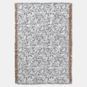 Weiße Spitze 1 Decke (Vorderseite Vertikal)