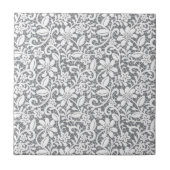 Weiße Spitze 1 Fliese (Vorderseite)