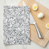 Weiße Spitze 1 Geschirrtuch (Viertel Falte)