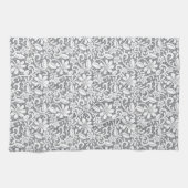 Weiße Spitze 1 Geschirrtuch (Horizontal)