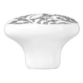 Weiße Spitze 1 Keramikknauf (Seitenansicht)