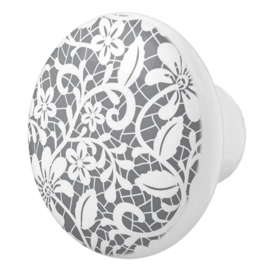 Weiße Spitze 1 Keramikknauf (Rechts)