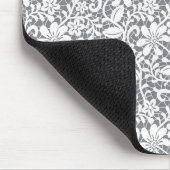 Weiße Spitze 1 Mousepad (Ecke)