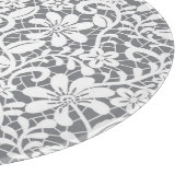 Weiße Spitze 1 Schneidebrett (Ecke)