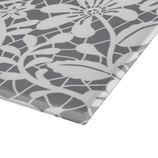 Weiße Spitze 1 Schneidebrett (Ecke)