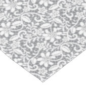 Weiße Spitze 1 Tischdecke (Schrägansicht)