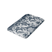 Weiße Spitze 2 Badematte (Schrägansicht)