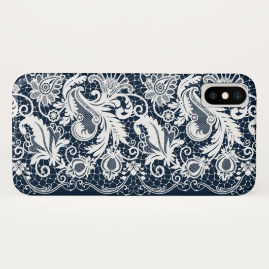 Weiße Spitze 2 Case-Mate iPhone Hülle (Rückseite (Horizontal))