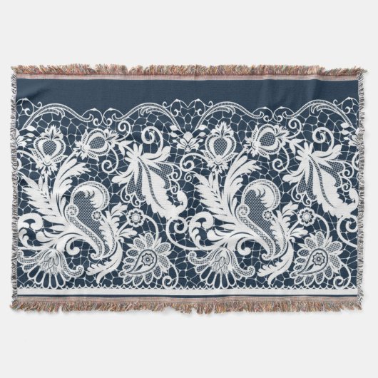 Weiße Spitze 2 Decke (Vorderseite)