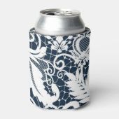 Weiße Spitze 2 Dosenkühler (Kanne Vorderseite)